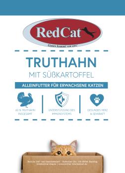 RedCAT Erwachsene Katzen Truthahn mit Süßkartoffel getreidefrei 2 kg