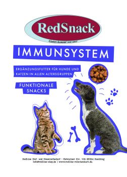 RedSNACK Hunde- & Katzensnacks in allen Altersgruppen Snacks fürs Immunsystem 70 g